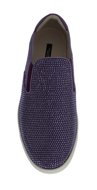 Thumbnail for Elegant Purple Strass Fashion Sneakers