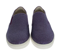 Thumbnail for Elegant Purple Strass Fashion Sneakers