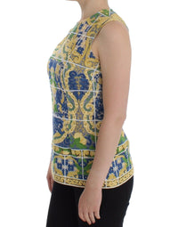 Thumbnail for Multicolor Majolica Embroidered Sweater