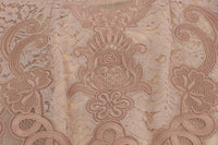 Thumbnail for Elegant Pink Lace Embroidered Shift Dress