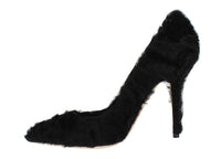 Thumbnail for Elegant Pumps in Luxe Xiangao Fur Leather