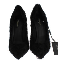 Thumbnail for Elegant Pumps in Luxe Xiangao Fur Leather