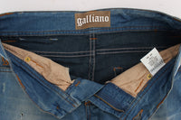 Thumbnail for Sleek Blue Slim Fit Designer Jeans