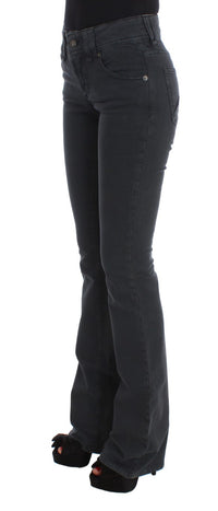 Thumbnail for Elegant Slim Fit Bootcut Denim Jeans