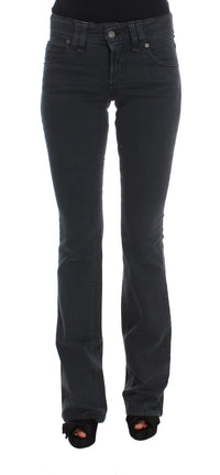 Thumbnail for Elegant Slim Fit Bootcut Denim Jeans