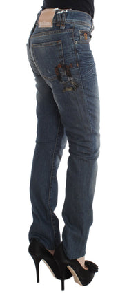 Thumbnail for Chic Slim Fit Blue Jeans