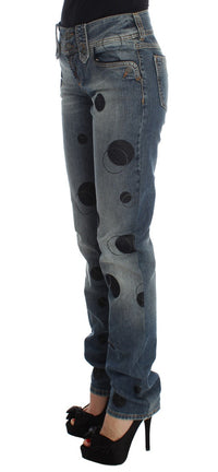 Thumbnail for Chic Slim Fit Bootcut Jeans in Blue Wash