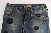 Thumbnail for Chic Slim Fit Bootcut Jeans in Blue Wash