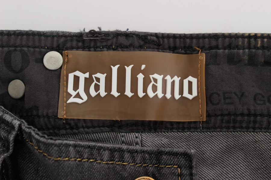 Elegant Slim Fit Gray Wash Jeans