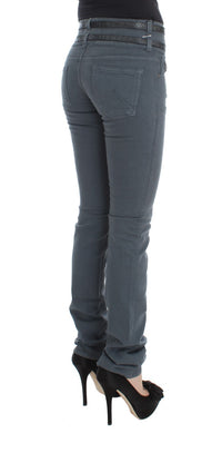 Thumbnail for Sleek Slim Fit Italian Jeans in Chic Blue