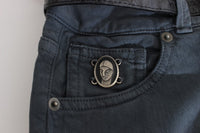 Thumbnail for Sleek Slim Fit Italian Jeans in Chic Blue