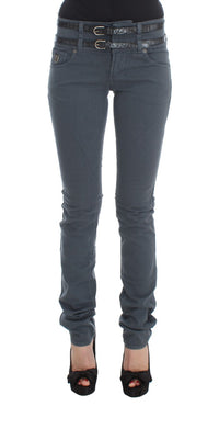 Thumbnail for Sleek Slim Fit Italian Jeans in Chic Blue