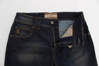 Thumbnail for Chic Boyfriend Fit Blue Jeans