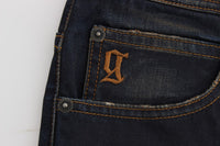 Thumbnail for Chic Boyfriend Fit Blue Jeans