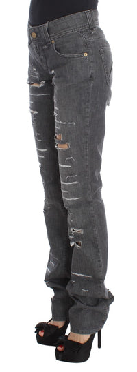 Thumbnail for Chic Gray Wash Straight Fit Jeans