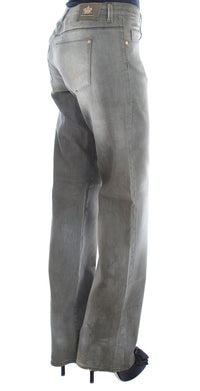 Thumbnail for Chic Gray Wash Boyfriend Jeans