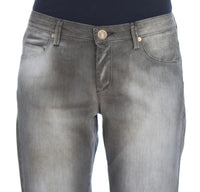 Thumbnail for Chic Gray Wash Boyfriend Jeans