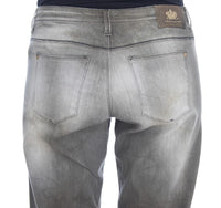 Thumbnail for Chic Gray Wash Boyfriend Jeans