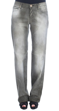 Thumbnail for Chic Gray Wash Boyfriend Jeans