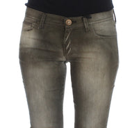 Thumbnail for Chic Gray Slim Fit Italian Denim