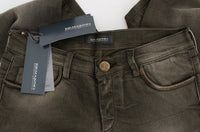 Thumbnail for Chic Gray Slim Fit Italian Denim