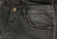 Thumbnail for Chic Gray Slim Fit Italian Denim