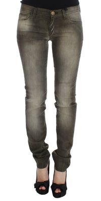 Thumbnail for Chic Gray Slim Fit Italian Denim