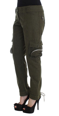 Thumbnail for Chic Green Cargo Pants for Effortless Style