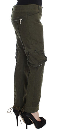 Thumbnail for Chic Green Cargo Pants for Effortless Style