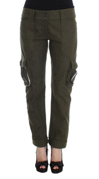 Thumbnail for Chic Green Cargo Pants for Effortless Style