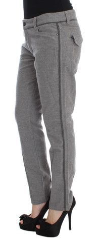 Thumbnail for Chic Gray Casual Cotton Pants