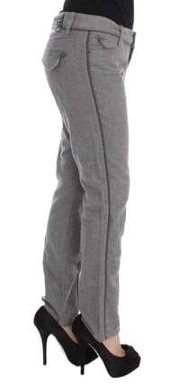 Thumbnail for Chic Gray Casual Cotton Pants
