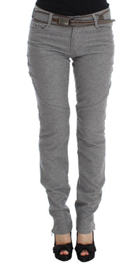 Thumbnail for Chic Gray Casual Cotton Pants