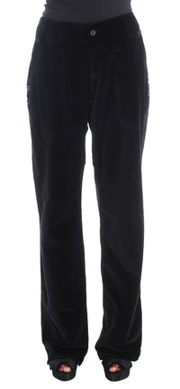 Thumbnail for Chic Black Straight Fit Cotton Jeans