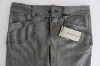 Thumbnail for Chic Checkered Black & White Regular Fit Pants