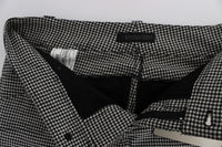Thumbnail for Chic Checkered Black & White Regular Fit Pants