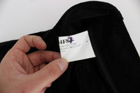 Thumbnail for Chic Black Wide Leg Cotton Jeans