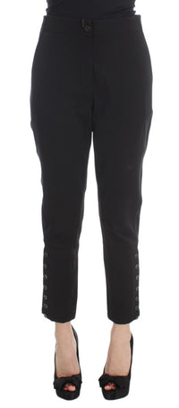 Thumbnail for Elegant Cropped Capri Pants in Black