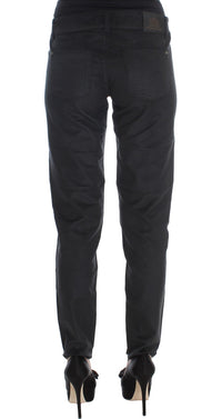 Thumbnail for Chic Black Regular Fit Trousers