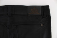Thumbnail for Chic Black Regular Fit Trousers