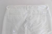 Thumbnail for Chic White Nylon Cargo Pants by Italian Designer