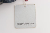 Thumbnail for Chic Blue Slim Fit Italian Jeans