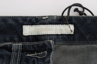 Thumbnail for Chic Blue Slim Fit Italian Jeans