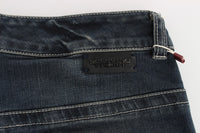 Thumbnail for Chic Blue Slim Fit Italian Jeans