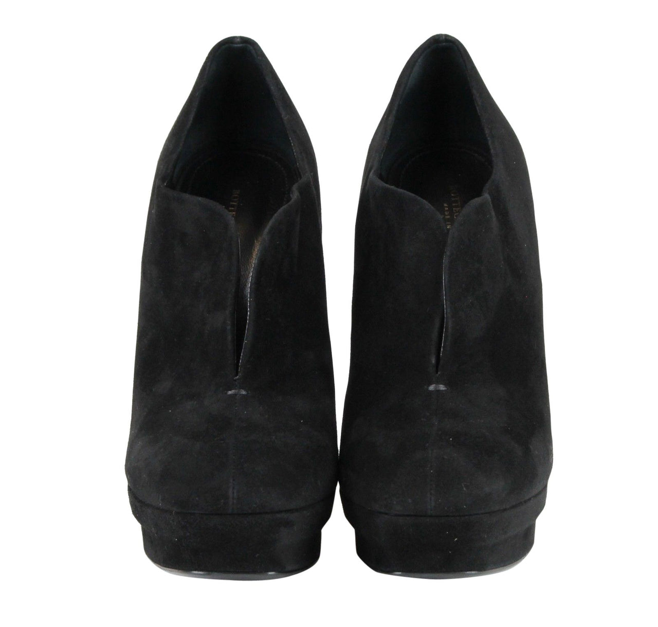 Black Suede Platform Boot Black