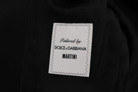 Thumbnail for Elegant Blue & Black Slim Fit Suit Ensemble