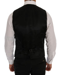 Thumbnail for Elegant Black and Blue Silk Blend Blazer Set