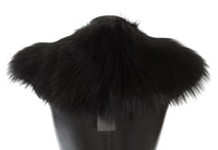 Thumbnail for Black Fox Fur Collar Scarf