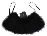 Thumbnail for Black Fox Fur Collar Scarf