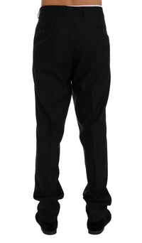 Thumbnail for Elegant Blue Striped Dress Trousers
